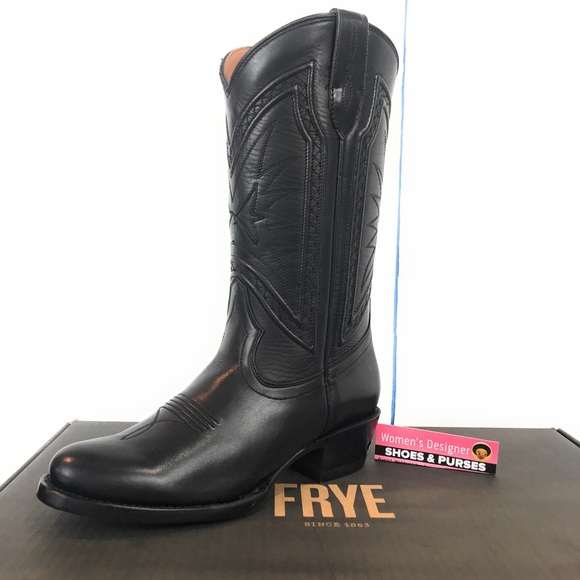 New Frye Rosaline Braid tall western boots - Picture 8 of 8